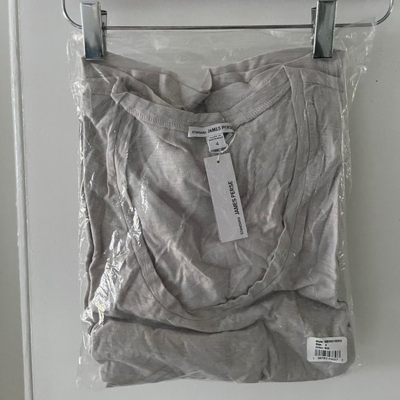 James Perse scoop neck tee shirt size 4 color SUL - brand new with tags - Picture 2 of 4